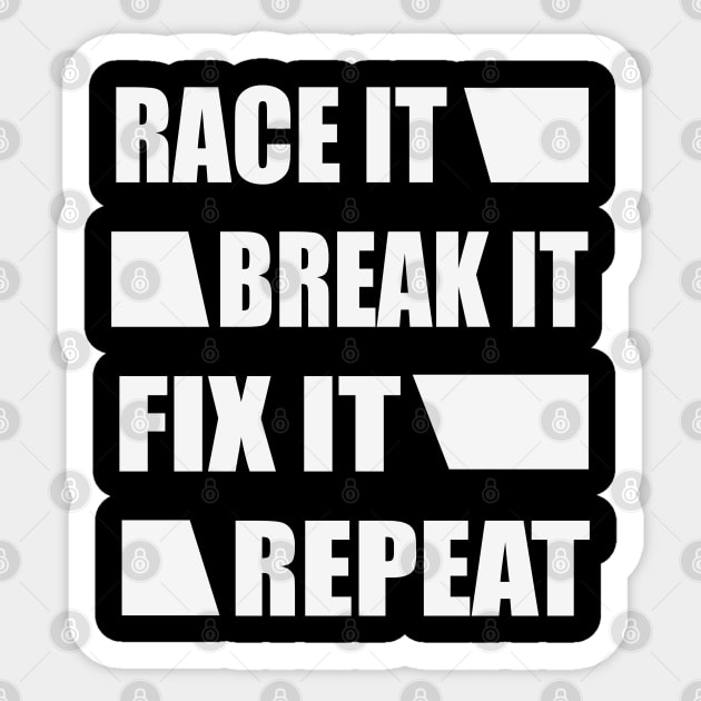 Built to Fix: The Mechanic’s Life Sticker by Steve